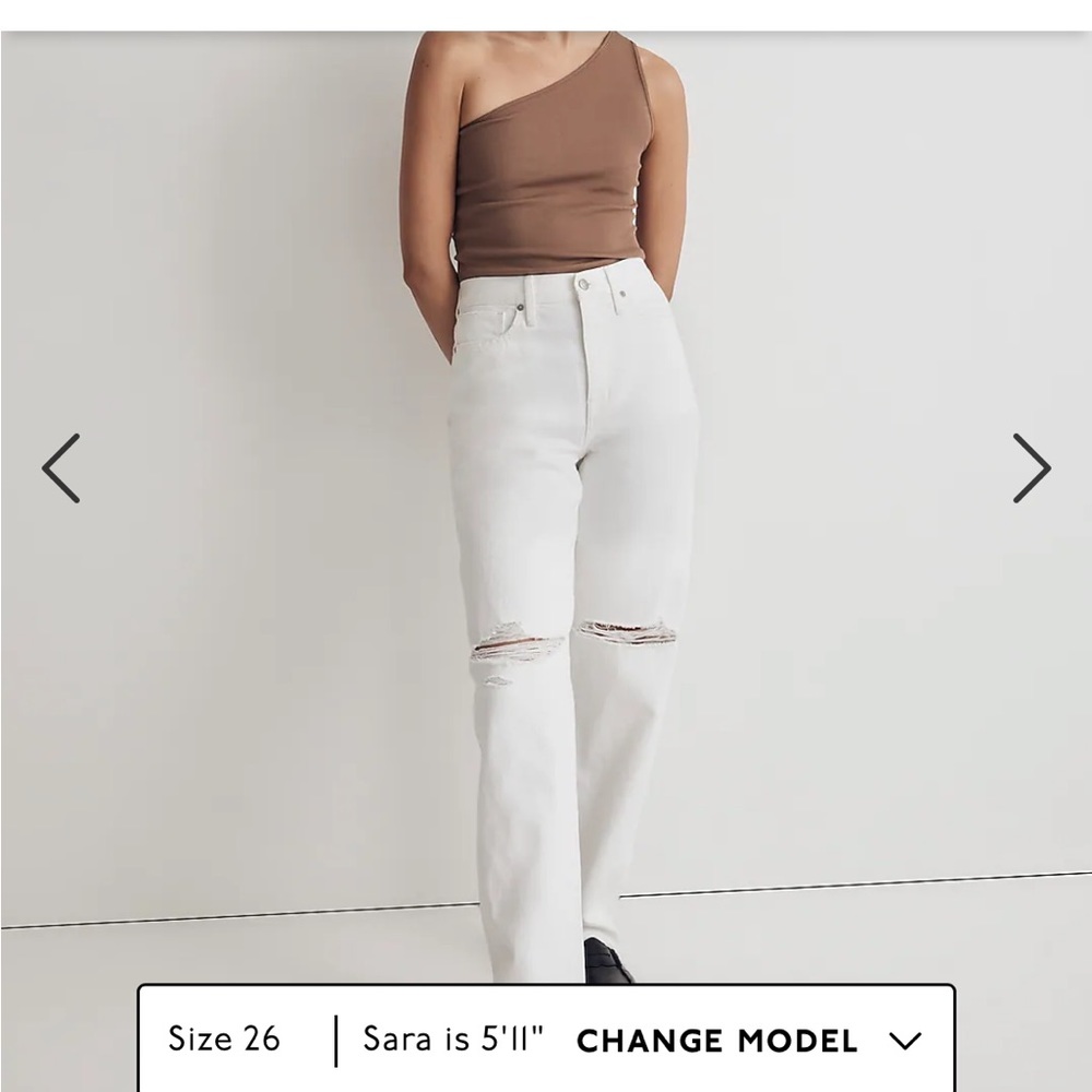 Madewell Baggy Straight Jean